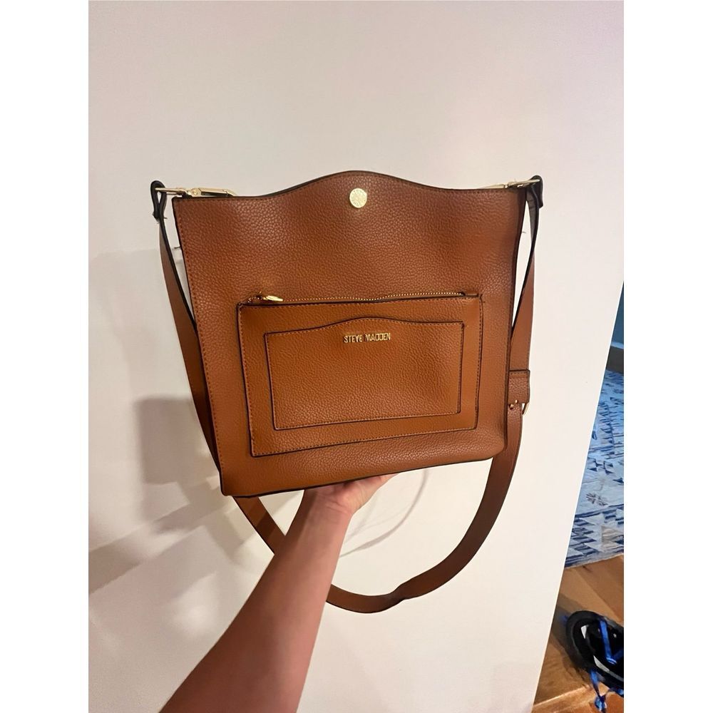 Steve Madden Blupita‎ Faux Leather Satchel Purse